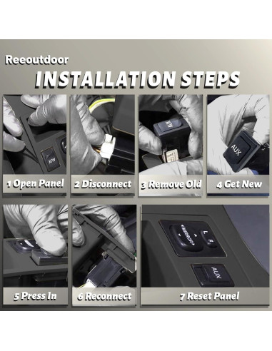 Adaptador Auxiliar Reeoutdoor 86190-02010 para T-oyota Corolla Tacoma Tundra