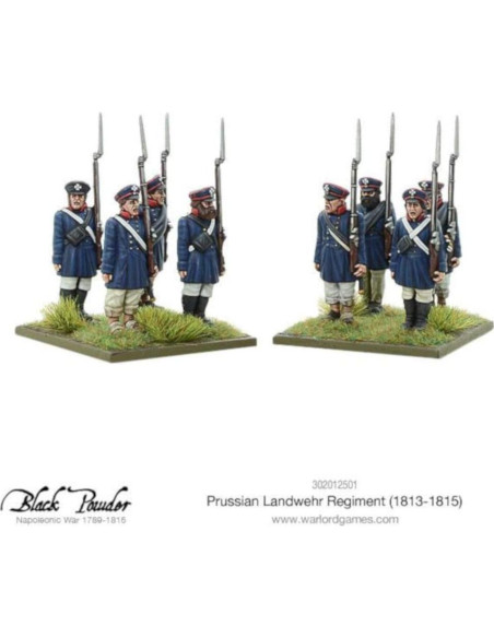 Miniaturas Prusianas Landwehr Napoleónicas 28mm Warlord Miniaturas Prusianas Landwehr Napoleónicas 28mm Warlord