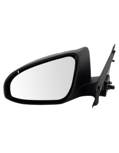 Espejo Manual TRQ MRA08719 Texturizado Negro Izquierdo Toyota Yaris 12-14