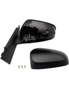 Espejo Manual TRQ MRA08719 Texturizado Negro Izquierdo Toyota Yaris 12-14 2