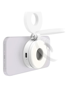 Luz de Selfie Magnética KraftGeek para iPhone MagSafe Blanca