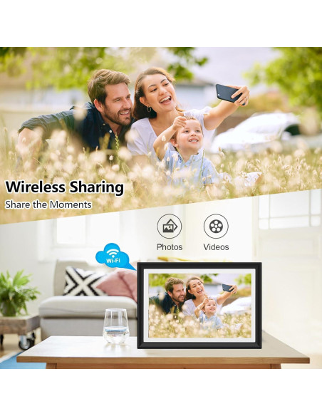 Marco de Fotos Digital Moonka 10.1" WiFi 32GB Pantalla HD