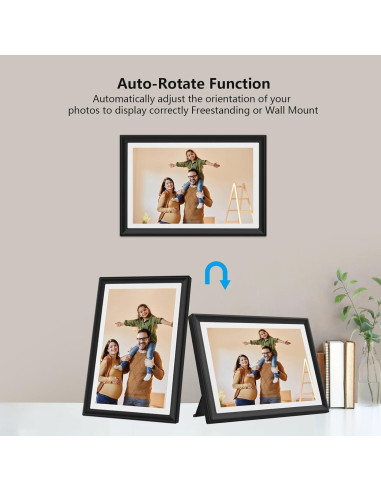 Marco de Fotos Digital Moonka 10.1" WiFi 32GB Pantalla HD