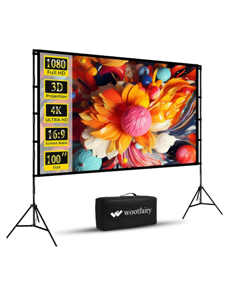 Pantalla de Proyector Wootfairy 100" Plegable 16:9 HD