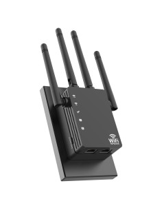 Extensor de WiFi Doble Banda GEYILO WD-R1200U Negro 1196 m