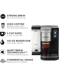 Cafetera Comercial Keurig K-2550 con Depósito de Agua 3.25L 2