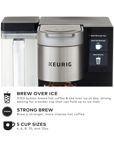Cafetera Comercial Keurig K-2550 con Depósito de Agua 3.25L