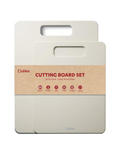 Juego de 2 Tablas de Cortar Culiex de Madera Ecológica