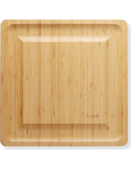 Juego de tabla de queso de bambú Casafield con utensilios