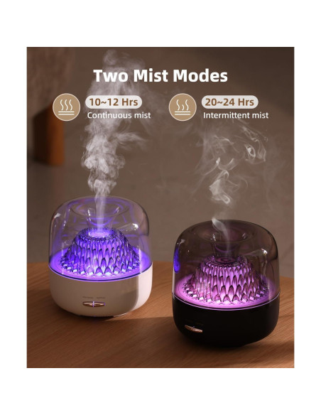 Difusor de Aceite Esencial KinYiLO 200ml Aromaterapia Blanco