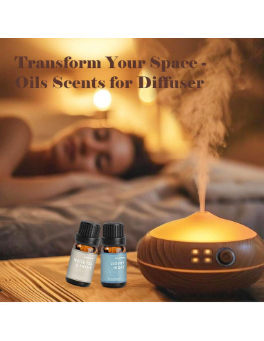 Aceites Esenciales de Aromaterapia AmaKane 6x10ml - Aromas de Hotel