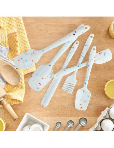 Juego de Espátulas de Silicona SHEbaking 6 Piezas Resistente al Calor