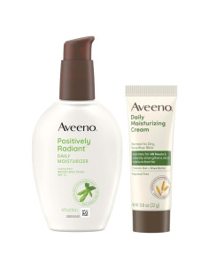 Paquete de Cuidado de la Piel Aveeno Hidratante Facial SPF 15 118 ml + Crema 22.68 g