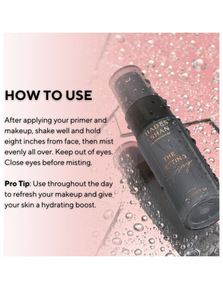 Spray Fijador Mini Shades by Shan 80ml Vegano Sin Alcohol Spray Fijador Mini Shades by Shan 80ml Vegano Sin Alcohol