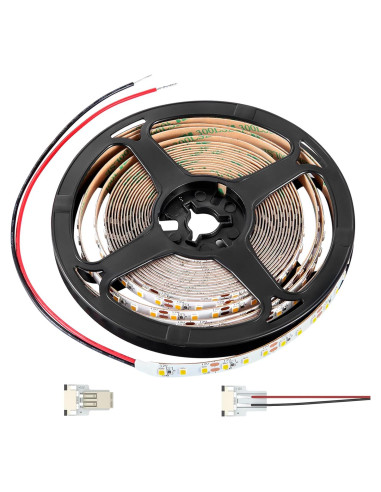 Tira de Luz LED Flexible Obeaming 5m 600 LEDs 2000 Lúmenes 3000K