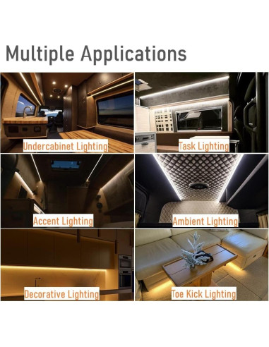 Tira de Luz LED Flexible Obeaming 5m 600 LEDs 2000 Lúmenes 3000K