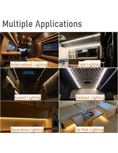 Tira de Luz LED Flexible Obeaming 5m 600 LEDs 2000 Lúmenes 3000K