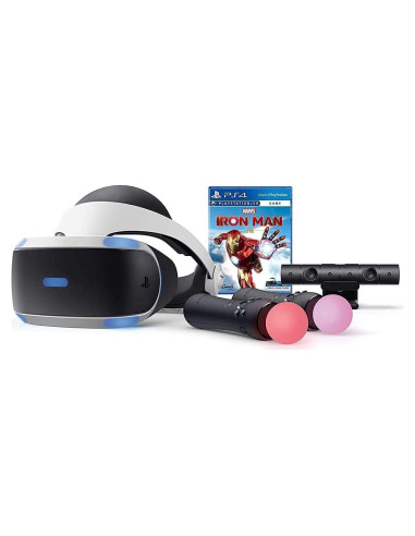 Paquete VR Sony PS4 PSVR Marvel Iron Man - Auriculares + Cámara + Controladores
