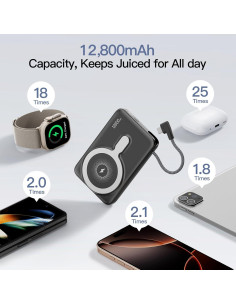 Banco de Poder Magnético Inalámbrico 12800mAh SHENZHEN M3 2