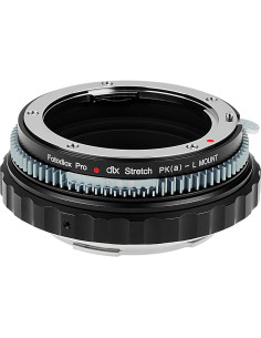 Adaptador Fotodiox DLX Stretch PK AF a L-Mount con Filtros 2