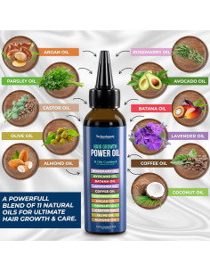 Aceite para el Crecimiento del Cabello Super World Mart 120 ml 2