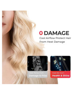 Rizador Automático Inalámbrico KIMISS 5000mAh Pantalla Digital 2