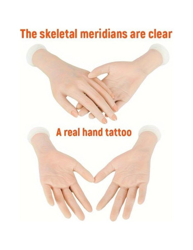 Modelo de Mano Flexible Tcwuzick para Manicura Derecha