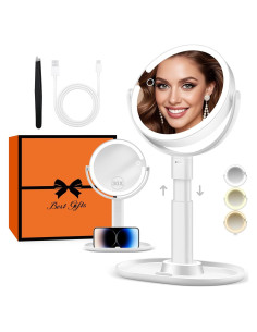 Espejo de Maquillaje B Beauty Planet 30X con Luces LED Ajustables