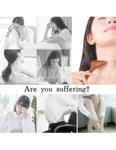 Peine de Masaje de Sándalo KINTEGOOD Mango Largo 15 cm 2