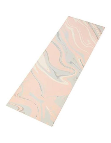Alfombrilla de Yoga Love Sweat Fitness 5mm Rosa y Mármol Antideslizante