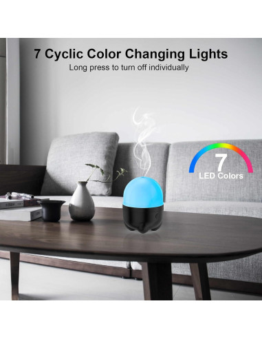 Difusor de Aceites Esenciales Marchred 150ml Inalámbrico Portátil