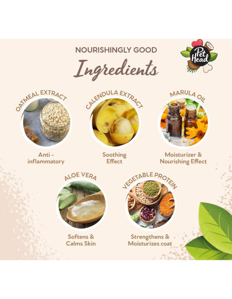 Champú para Perros Pet Head Sensitive Soul 473 ml Coco Hidratante