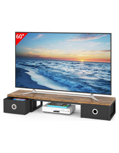 Riser de TV Grande YAOHUOO con Cajones para TVs 32-60"
