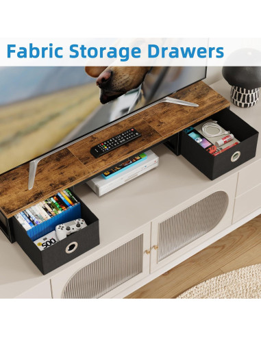 Riser de TV Grande YAOHUOO con Cajones para TVs 32-60"