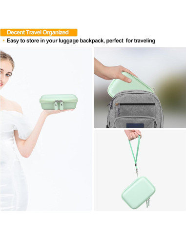 Funda de Transporte Elonbo para Etiquetadora Phomemo D30/D35 - Verde