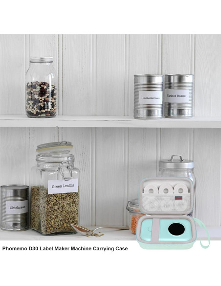 Funda de Transporte Elonbo para Etiquetadora Phomemo D30/D35 - Verde