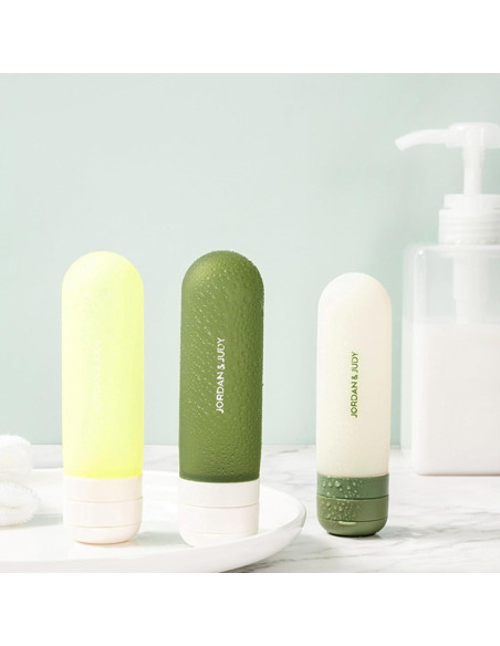 Recipientes de Silicona Reutilizables INUSO 50ml Verde Musgo