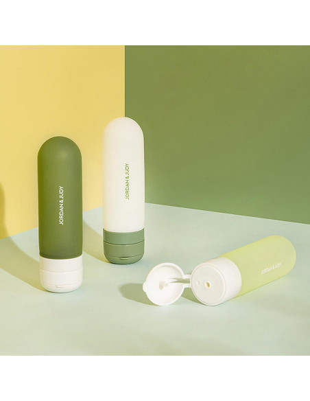 Recipientes de Silicona Reutilizables INUSO 50ml Verde Musgo