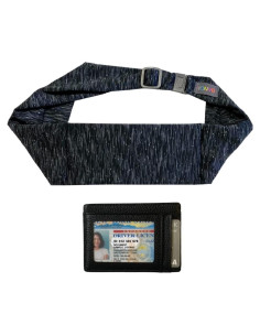 Cinturón con Bolsillos BANDI para Mujeres - Strata Negro Gris