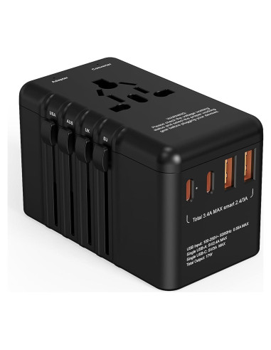 Convertidor de Voltaje 220V a 110V Kruuue001 para Viajes