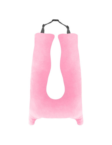 Almohada de Coche CroYumert Rosa para Niños - Espuma Viscoelástica