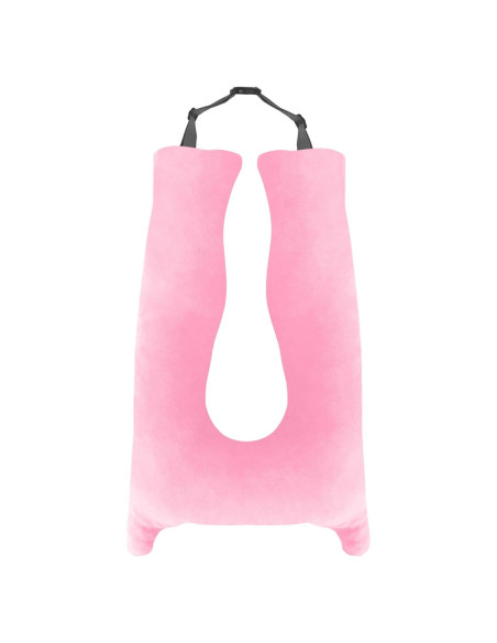 Almohada de Coche CroYumert Rosa para Niños - Espuma Viscoelástica