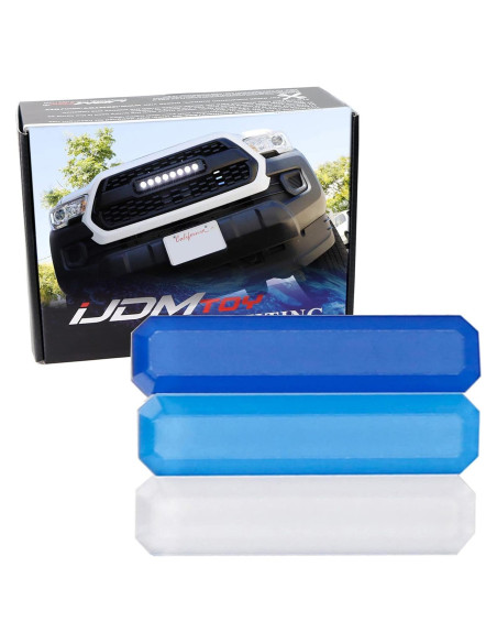 Insignia de Parrilla iJDMTOY Retro 3 Colores para Toyota Tacoma 2016-23