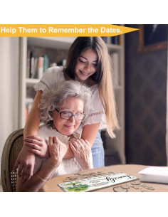 Tablero de Cumpleaños Familiar de Madera WISIEW 40x12 cm 2