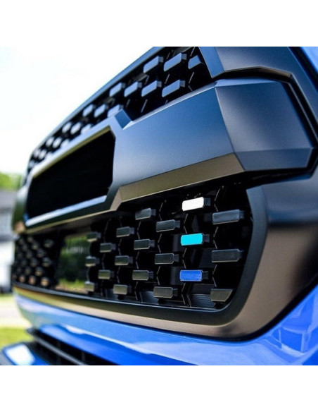 Insignia de Parrilla iJDMTOY Retro 3 Colores para Toyota Tacoma 2016-23