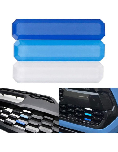 Insignia de Parrilla iJDMTOY Retro 3 Colores para Toyota Tacoma 2016-23