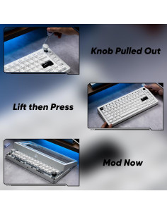 Teclado Mecánico MonsGeek M1 V5 75% Aluminio RGB 8000mAh 2