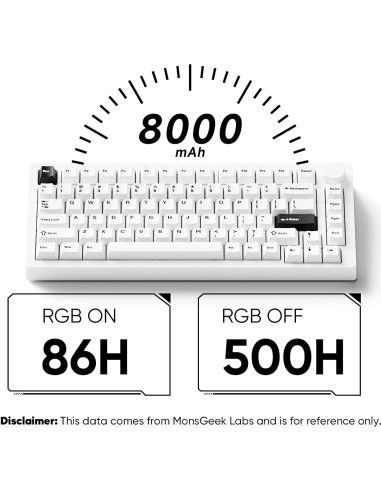 Teclado Mecánico MonsGeek M1 V5 75% Aluminio RGB 8000mAh