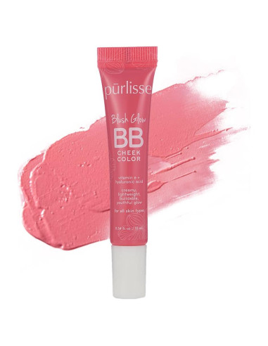 Rubor Líquido Hidratante Purlisse Rosa Dulce 10 ml