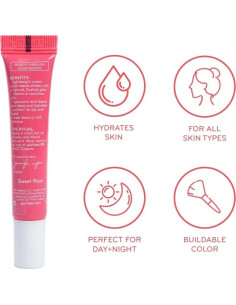 Rubor Líquido Hidratante Purlisse Rosa Dulce 10 ml 2